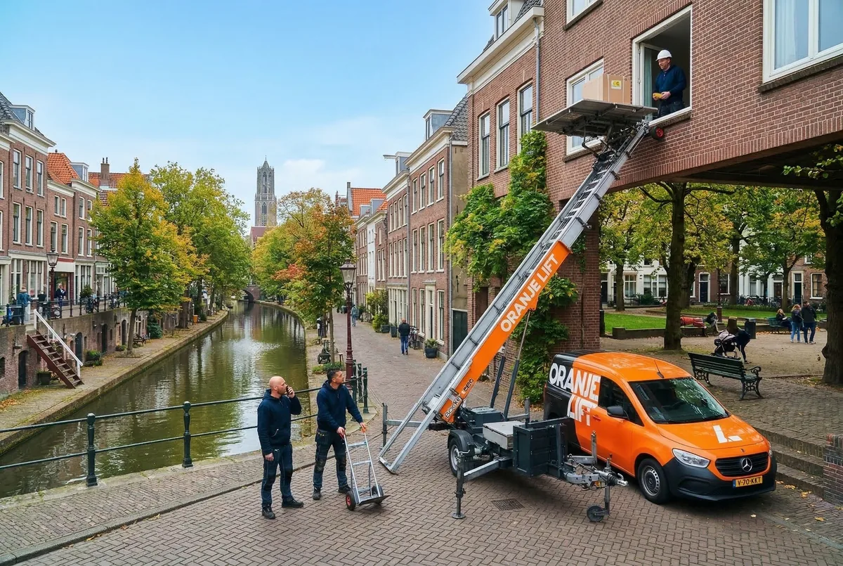 Lift bij woning in Breda