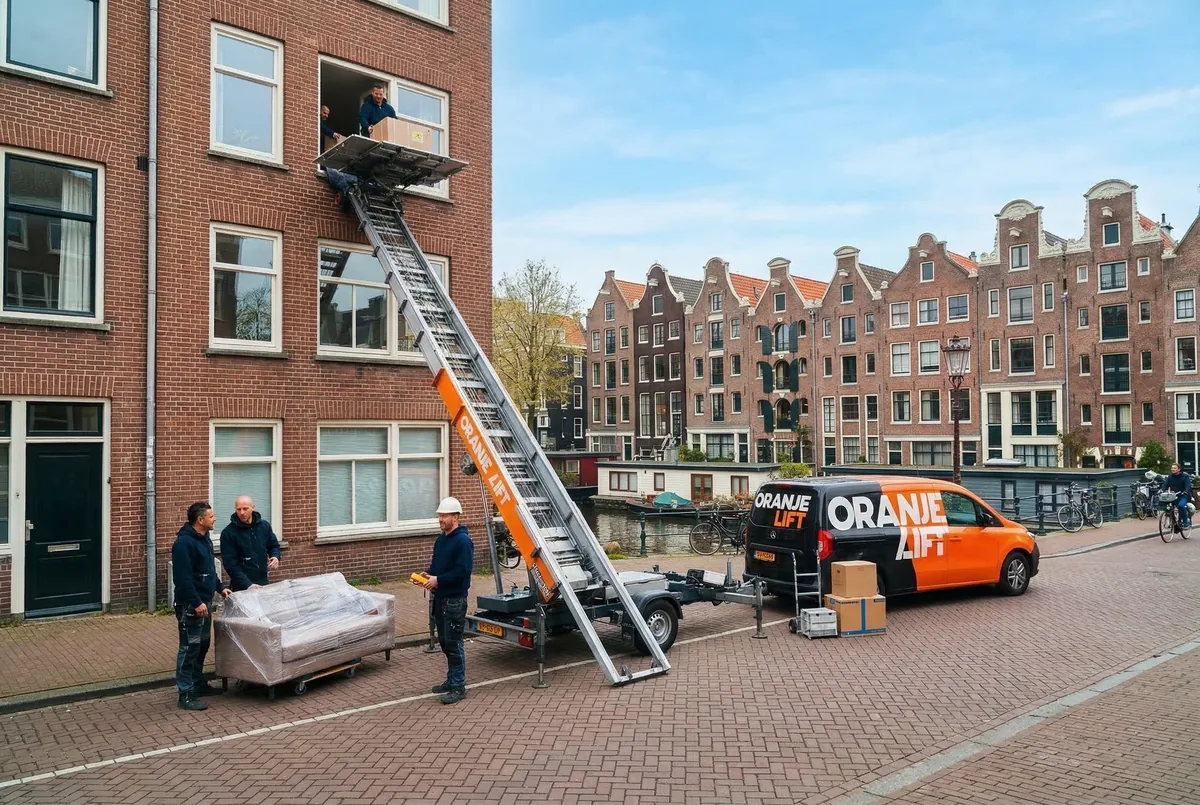 Verhuislift bij woning Breda